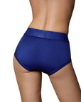 Ouch! Vibrating Strap-on Brief Royal Blue XS/S