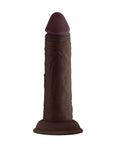 Shaft Model J: 5.5 in. Dual Density Silicone Dildo Mahogany