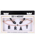 Sportsheets Sex & Mischief Brat Charmed Nipple Clamps
