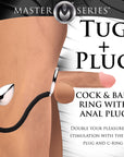 Master Series Tug + Plug Cock & Ball Ring with Anal Plug