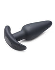 BANG! 21X Vibrating Silicone Butt Plug with Remote Control Black