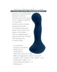 Zero Tolerance Blue Oasis Rechargeable Vibrating Prostate Vibrator Silicone Blue