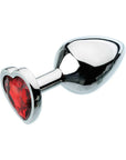 Adam & Eve Red Hearts Gem Anal Plug Medium
