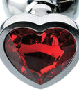 Adam & Eve Red Hearts Gem Anal Plug Medium