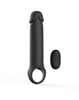 Adam & Eve Adam's XL Vibrating Extension Silicone with Remote Control