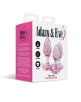 Adam & Eve Glitter Gem Butt Plug Set Pink