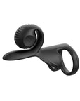 SVibe Snail Jovi Couples Ring Black