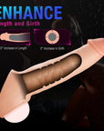 Performance Plus Thrive 2.5 in. Silicone Penis Xtender Beige