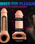 Performance Plus Thrive 2.5 in. Silicone Penis Xtender Beige