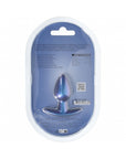 Ouch! Smooth Silicone Anal Plug Small 2.6 in. Metallic Blue