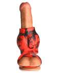 Creature Cocks Hell Hound Silicone Girth Enhancer with Ball Strap L