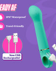 Aria Flirty AF 2.0 Rechargeable Vibe Teal