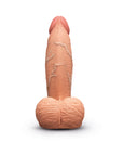 b-Vibe Slipskin Realistic Silicone Dildo 6 in. Girthy Mocha
