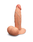 b-Vibe Slipskin Realistic Silicone Dildo 6 in. Girthy Mocha