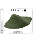 Gender X Pleasure Pad Rechargeable Grinding Pad & Stroker Silicone Green