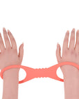 Sportsheets Sex & Mischief Peaches 'n CreaMe Large Silicone Cuffs