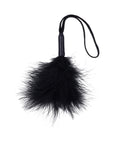Sportsheets Sex & Mischief Peaches 'n CreaMe Wrist Feather Tickler Black