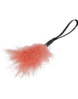 Sportsheets Sex & Mischief Peaches 'n CreaMe Wrist Feather Tickler Peach