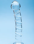 Clarity Seraphic Spiral Glass Dildo