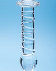 Clarity Elysian Swirl Glass Dildo