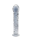 Clarity Seraphic Ripple Glass Dildo