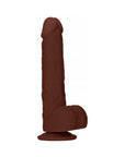 RealRock 7 in. Cock with Balls Straight Brown