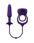 VeDO Humper Rechargeable Dual C-Ring with Anal Plug Purple