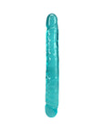 Crystal Jellies 12 in. Jr. Double Dong Teal