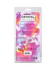 Crystal Jellies 9.5 in. Realistic Cock with Balls Rainbow
