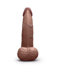 b-Vibe Slipskin Realistic Silicone Dildo 6.5 in. Curved Brown