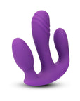 Together Blended Pleasure Remote Controlled Triple-Pronged Vibrator