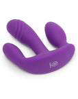 Together Blended Pleasure Remote Controlled Triple-Pronged Vibrator