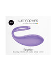 Wet For Her RockHer Scissoring Vibrator with Remote Control Purple