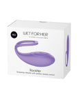 Wet For Her RockHer Scissoring Vibrator with Remote Control Purple
