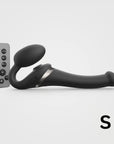Strap-On-Me Multi Orgasm Bendable Strapless Strap-On Black Small