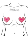 Pastease Do Me Hearts Pink Glitter