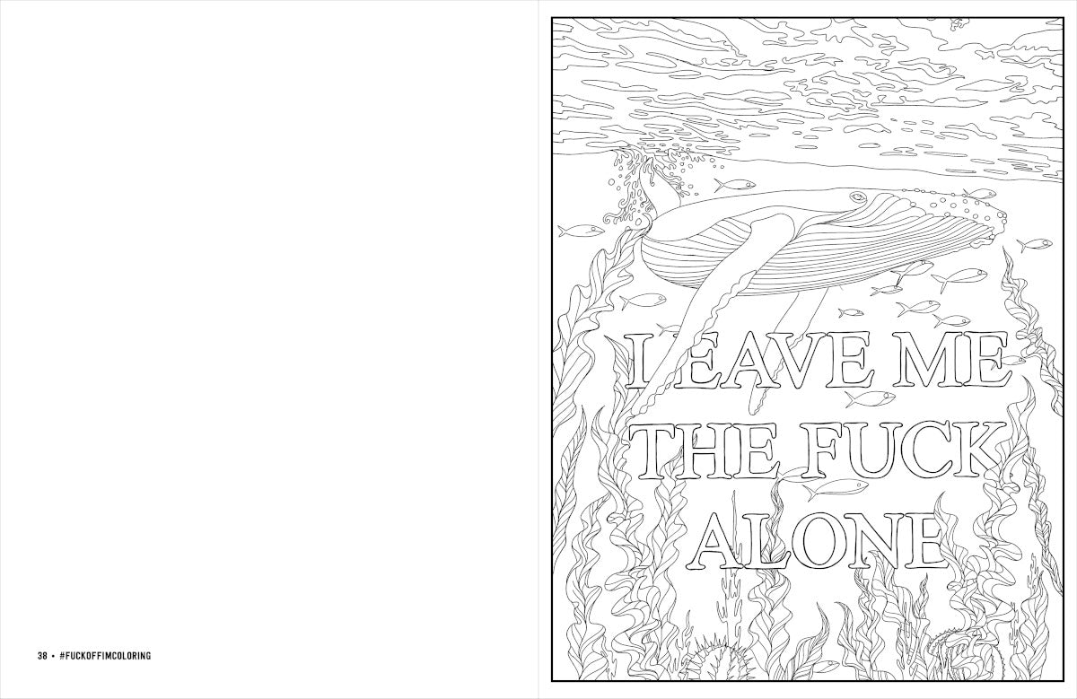 Fuck Off Coronavirus! Coloring Book