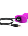 b-Vibe Rimming Petite Rotating and Vibrating Remote Control Plug Fuchsia