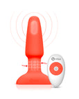 b-Vibe Rimming 2 Rotating and Vibrating Remote Control Plug Orange