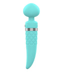 Pillow Talk Sultry Dual-Ended Warming Massager Wand Teal