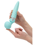 Pillow Talk Sultry Dual-Ended Warming Massager Wand Teal