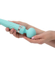 Pillow Talk Sultry Dual-Ended Warming Massager Wand Teal