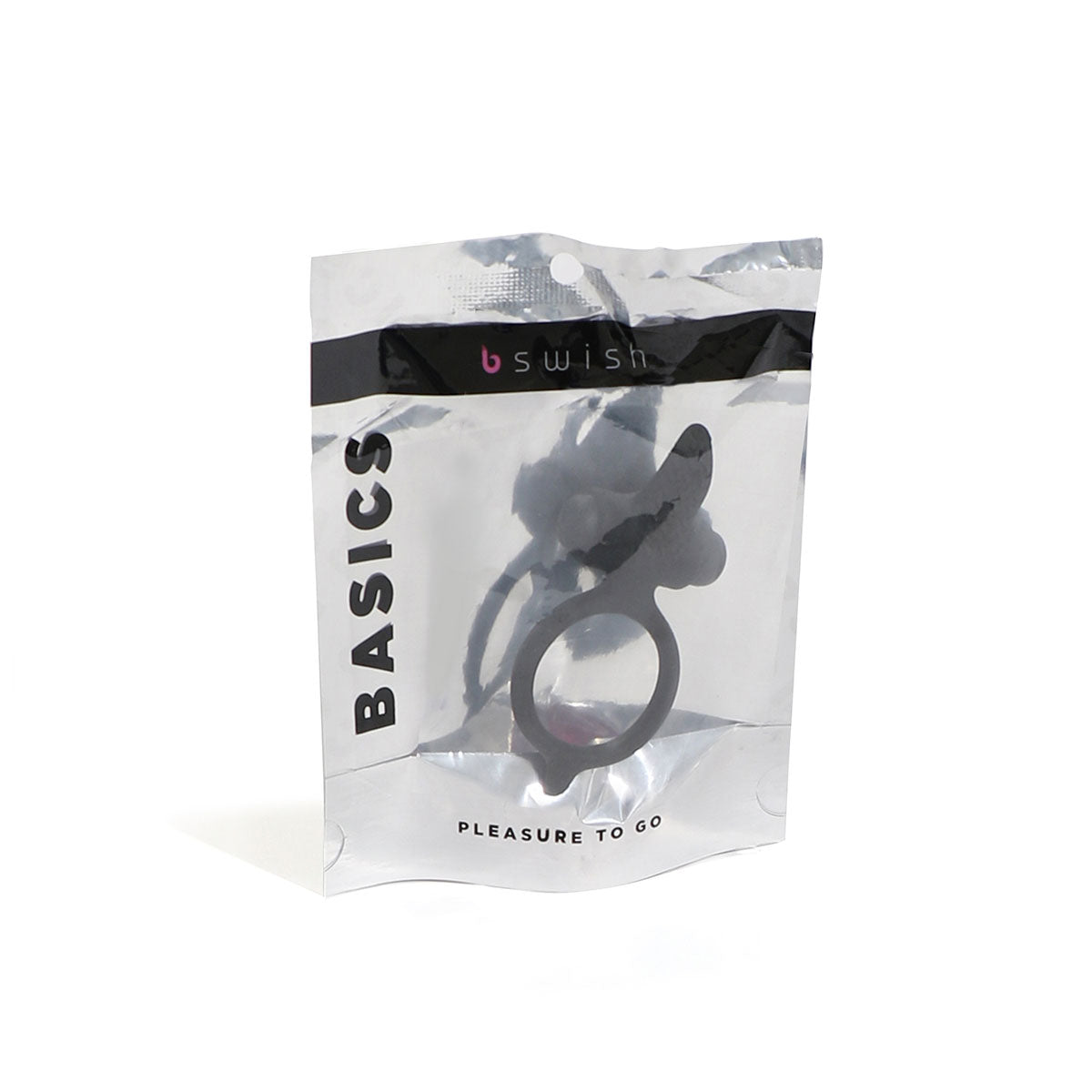 B Swish Bcharmed Basic Vibrating Cock Ring Black