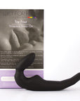 Wet For Her FOUR Vibrating Strapless Strap-On Black