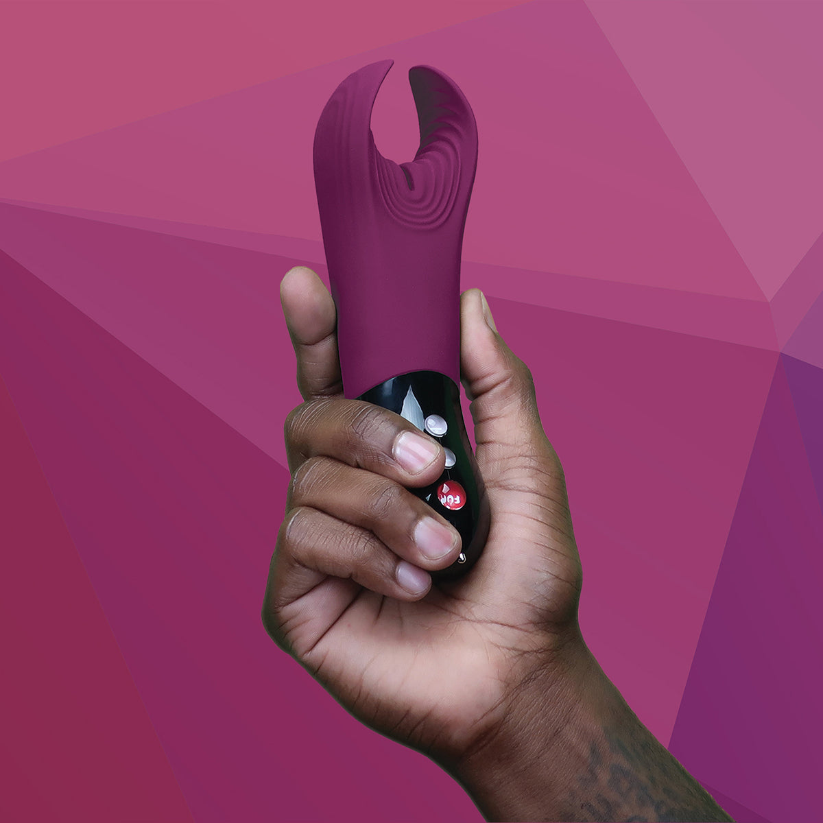 Fun Factory Jewels LE Manta Vibrating Stroker Garnet