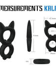 Velv'Or Rooster Kalf Cat Ears Double Cock Ring
