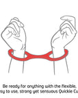 Quickie Cuffs - Medium - Red