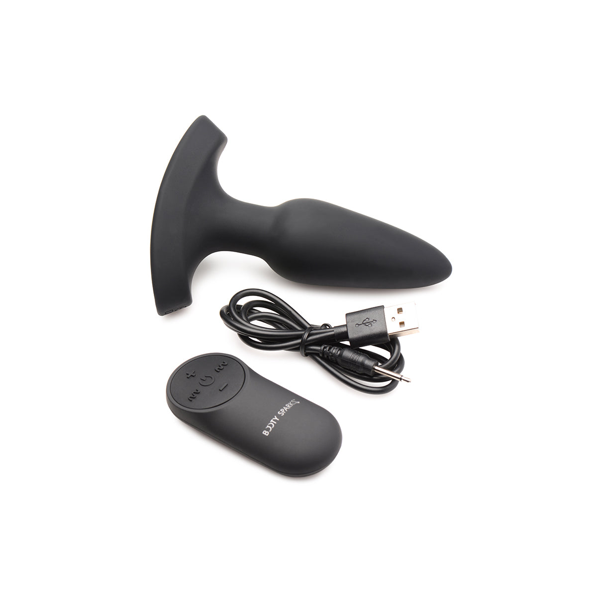 Booty Sparks Laser Heart Anal Plug with Remote S