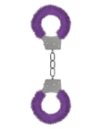 Shots Ouch! Beginner's Furry Handcuffs - Purple