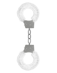 Shots Ouch! Beginner's Furry Handcuffs - White